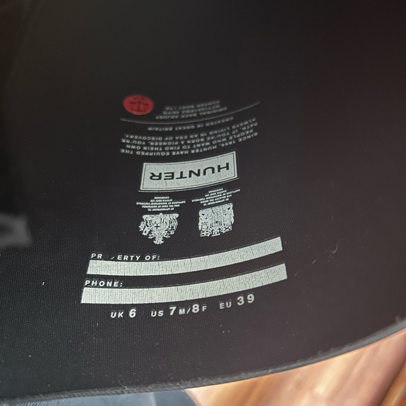 Hunter Women’s Original Tall Boot (Wide) - Picture 4 of 5